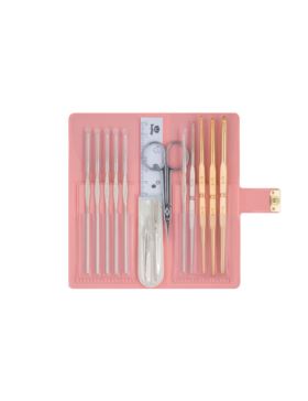 Zestaw szydełek stalowych z akcesoriami TULIP - Classic - 0,60-5,00 mm - TCK-003E