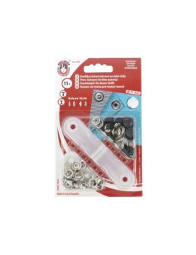 Zatrzaski/springi metalowe KOH-I-NOOR - Roland Style - 11 mm - czarne - 15szt./opak.