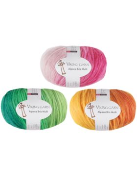 Włóczka - Viking - Alpaca Bris Multi - 200g/opak.