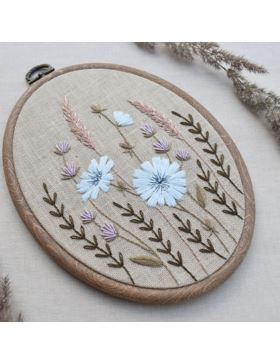 Zestaw startowy do haftu - ŁĄKA Z CYKORIĄ