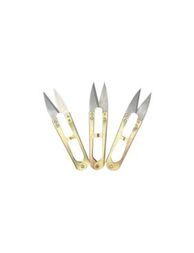 Obcinaczki metalowe krawieckie - mosiądz - 0330-6102 - 12szt./opak.