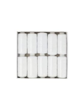 Nici poliestrowe - 40/2 - białe - 10szt.x365mb/opak.