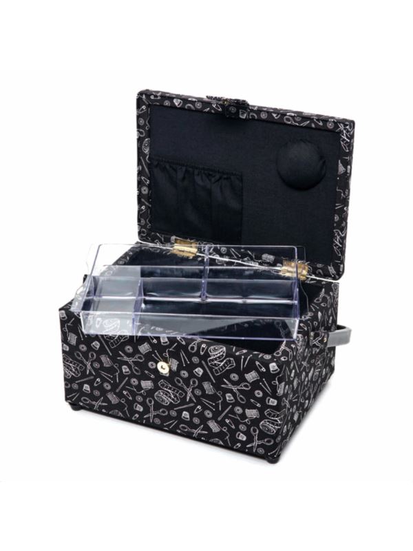 Kuferek na akcesoria krawieckie - Hemline Gold - 19x26x14,5 cm - MRMP.584.HG