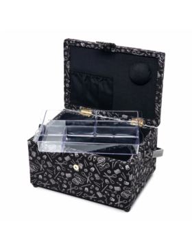 Kuferek na akcesoria krawieckie - Hemline Gold - 19x26x14,5 cm - MRMP.584.HG