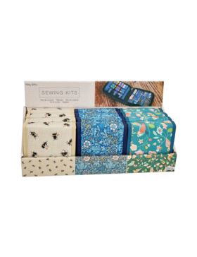 Przyborniki krawieckie w etui - natura - MRJE10.DB - 12szt./opak.