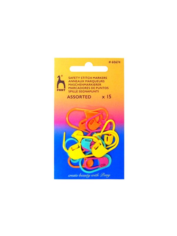 Znaczniki oczek PONY - agrafka - 60674 - 15szt./opak.