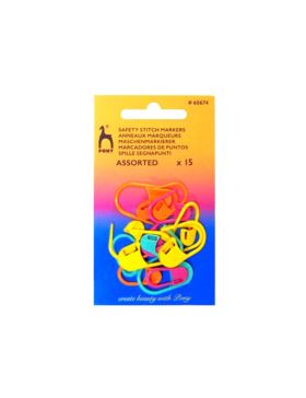 Znaczniki oczek PONY - agrafka - 60674 - 15szt./opak.