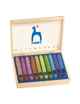 Zestaw naparstków krawieckich PONY - 98111 - 100szt./opak.