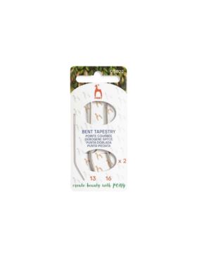 Igły ręczne zagięte do wełny/gobelinów bez czubka PONY - rozm.13/16 - 05822 - 2szt./opak.