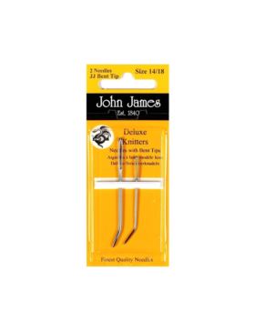 Karnet igieł do robótek ręcznych JOHN JAMES - 14/18 - JJBenttip - 2szt./opak.