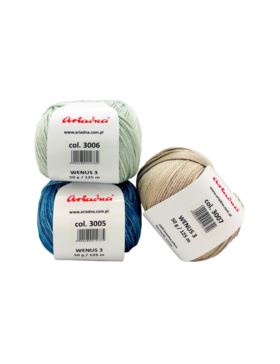 Włóczka - Ariadna - Wenus 3 - 0,3kg/opak.