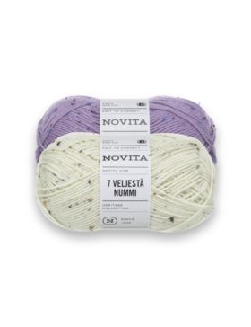 Włóczka/zestaw - Novita - 7 Veljesta Nummi - 7 kol. x 1 motek (100g) - 0,7kg/opak.