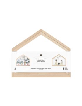 Ramka drewniana domek RICO DESIGN - 20x16,5 cm - 100179