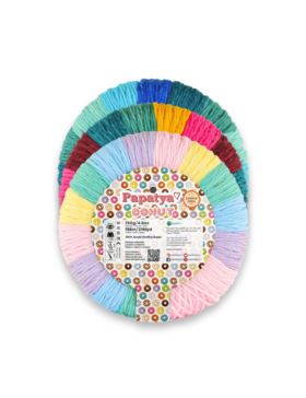 Włóczka/zestaw - Papatya - Donut - 7 kol. x 1 motek (130g) - 0,91kg/opak.