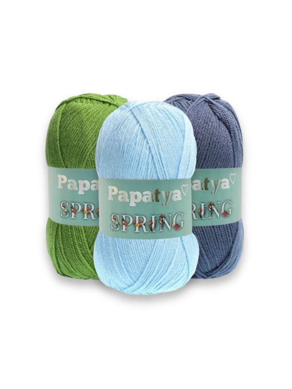 Włóczka/zestaw - Papatya - Spring - 25 kol. x 1 motek (100g) - 2,5kg/opak.