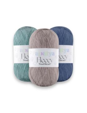 Włóczka/zestaw - Papatya - Fleecy - 27 kol. x 1 motek (100g) - 2,7kg/opak.