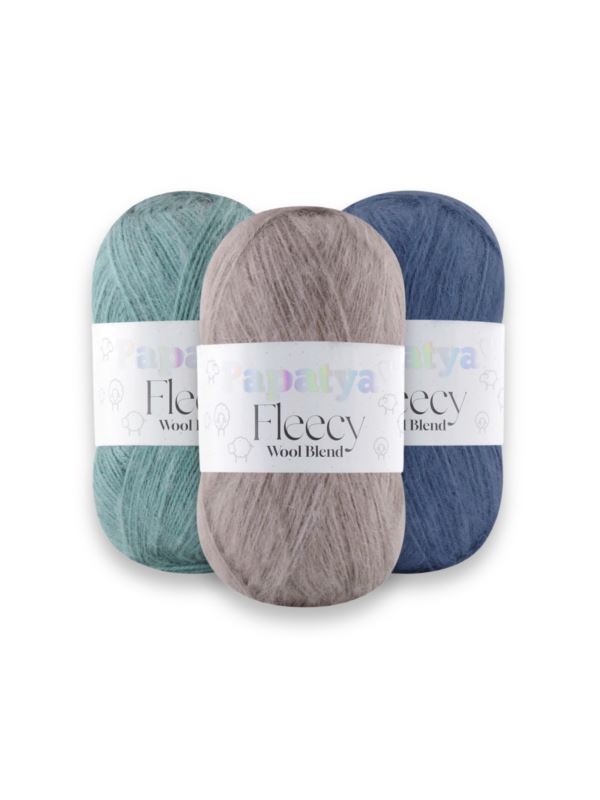 Włóczka/zestaw - Papatya - Fleecy - 27 kol. x 1 motek (100g) - 2,7kg/opak.