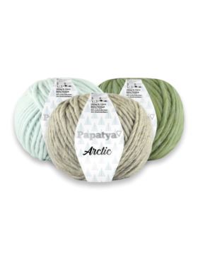 Włóczka/zestaw - Papatya - Arctic - 10 kol. x 1 motek (190g) - 1,9kg/opak.