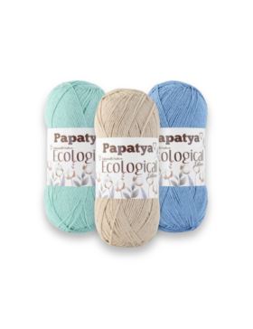Włóczka/zestaw - Papatya - EcoLogical Cotton - 29 kol. x 1 motek (100g) - 2,9kg/opak.