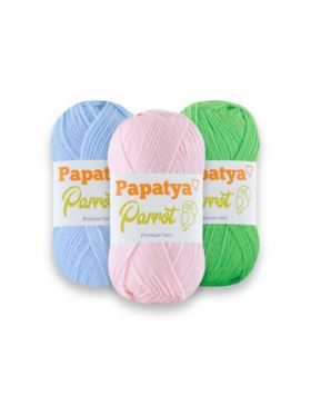 Włóczka/zestaw - Papatya - Parrot - 27 kol. x 1 motek (50g) - 1,35kg/opak.