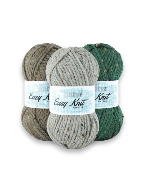 Włóczka - Papatya - Easy Knit Tweed - 0,45kg/opak.