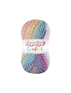 Włóczka - Papatya - Confetti - 0,5kg/opak.