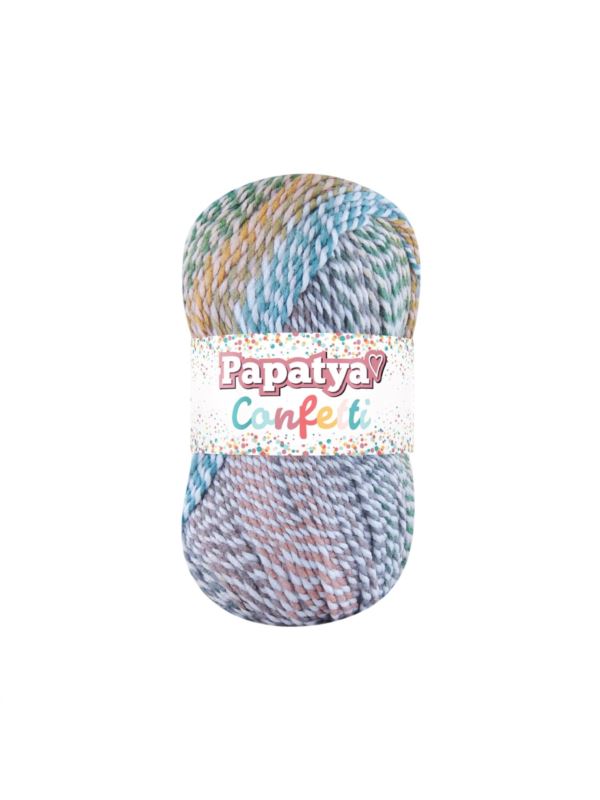 Włóczka - Papatya - Confetti - 0,5kg/opak.