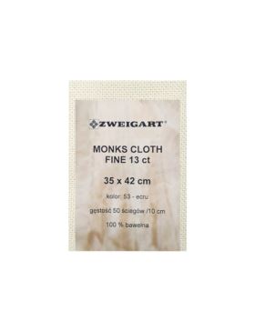 Kanwa bawełniana ZWEIGART - Monks Cloth Fine 13ct - 35x42 cm