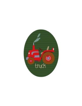 Łaty termoprzylepne drukowane LECCO - 7,5x10,5 cm - Transport - 08519 - 32szt./opak.