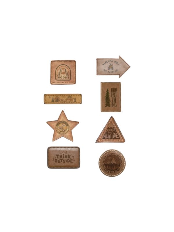 Aplikacje termoprzylepne drukowane LECCO - Adventure Vintage - 06514 - 40szt./opak.
