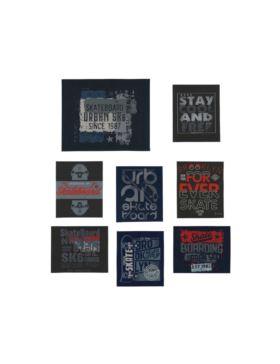 Aplikacje termoprzylepne drukowane LECCO - Skate - 03049 - 32szt./opak.