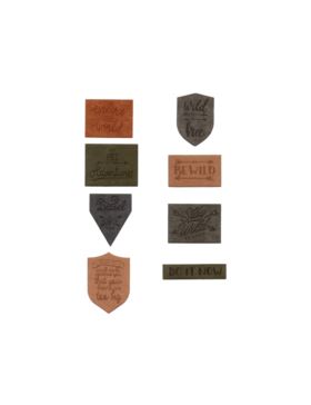 Aplikacje termoprzylepne grawerowane LECCO - Wild Adventures - 00513 - 32szt./opak.