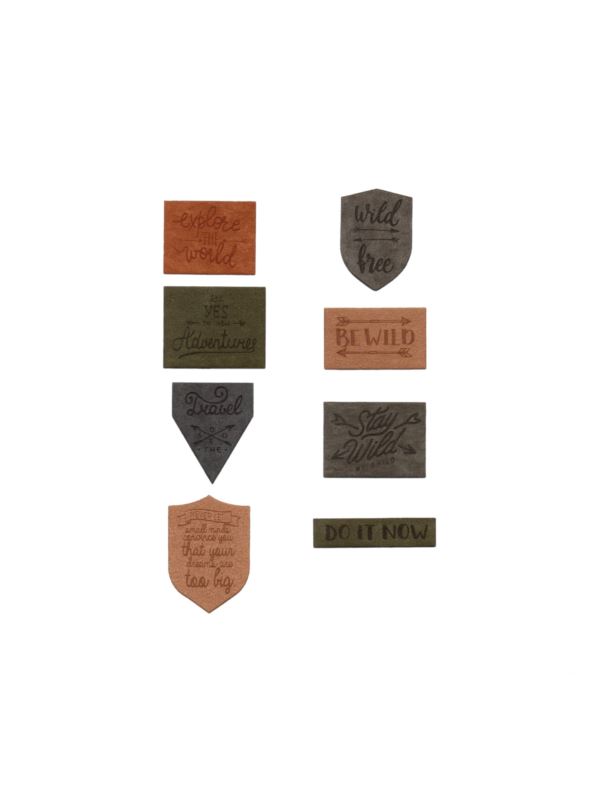 Aplikacje termoprzylepne grawerowane LECCO - Wild Adventures - 00513 - 32szt./opak.