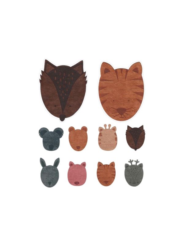 Aplikacje termoprzylepne grawerowane LECCO - Animals Big - 00515 - 24szt./opak.