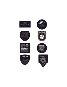 Aplikacje termoprzylepne drukowane LECCO - Sport - 06452 - 40szt./opak.