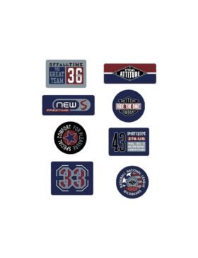 Aplikacje termoprzylepne drukowane LECCO - Sport - 06240 - 40szt./opak.