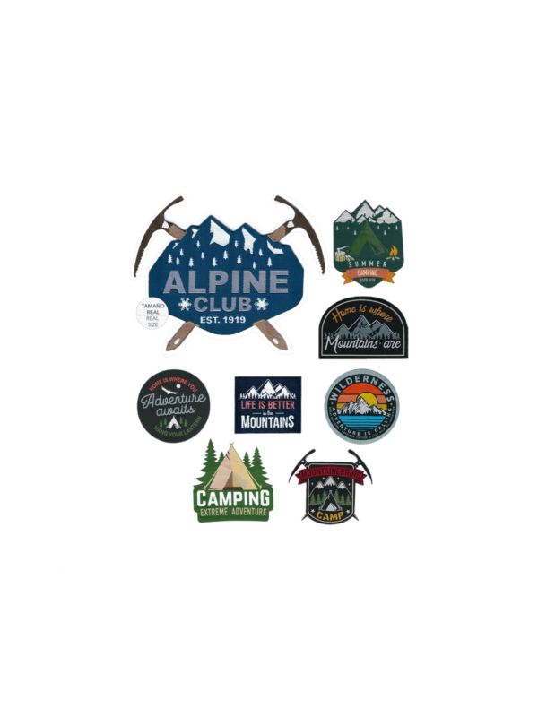 Aplikacje termoprzylepne tkane LECCO - Mountains - 03035 - 32szt./opak.