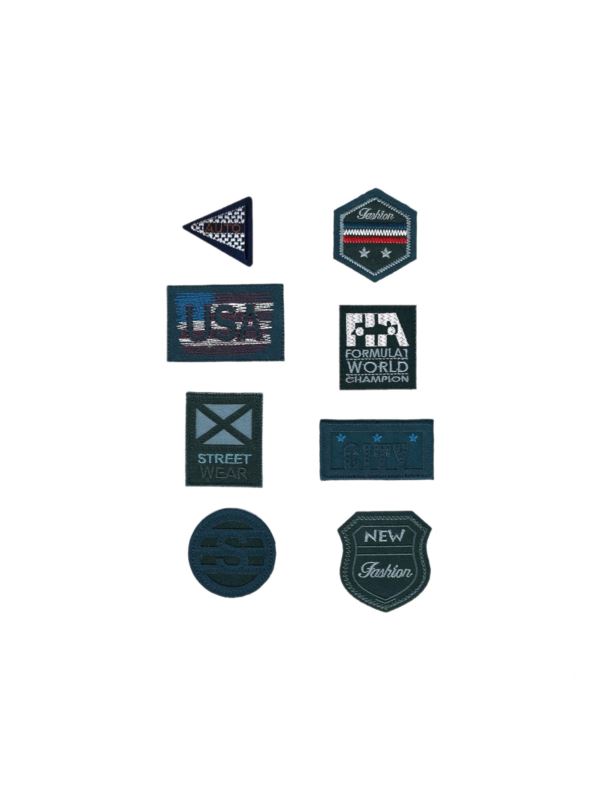 Aplikacje termoprzylepne haftowane LECCO - City Mix - 05170 - 32szt./opak.