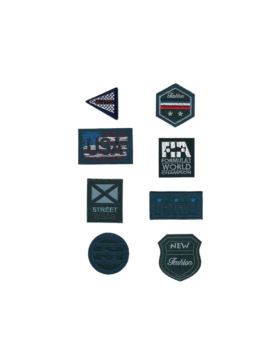 Aplikacje termoprzylepne haftowane LECCO - City Mix - 05170 - 32szt./opak.