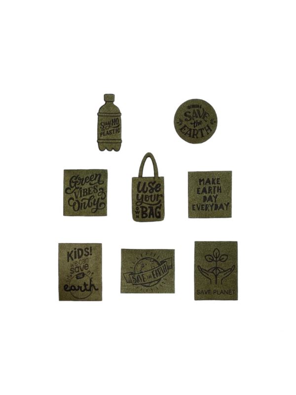 Aplikacje termoprzylepne grawerowane LECCO - Save The Earth - 00522 - 32szt./opak.