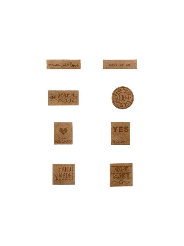 Aplikacje termoprzylepne grawerowane LECCO - Hand Made - 00521 - 32szt./opak.