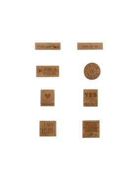 Aplikacje termoprzylepne grawerowane LECCO - Hand Made - 00521 - 32szt./opak.