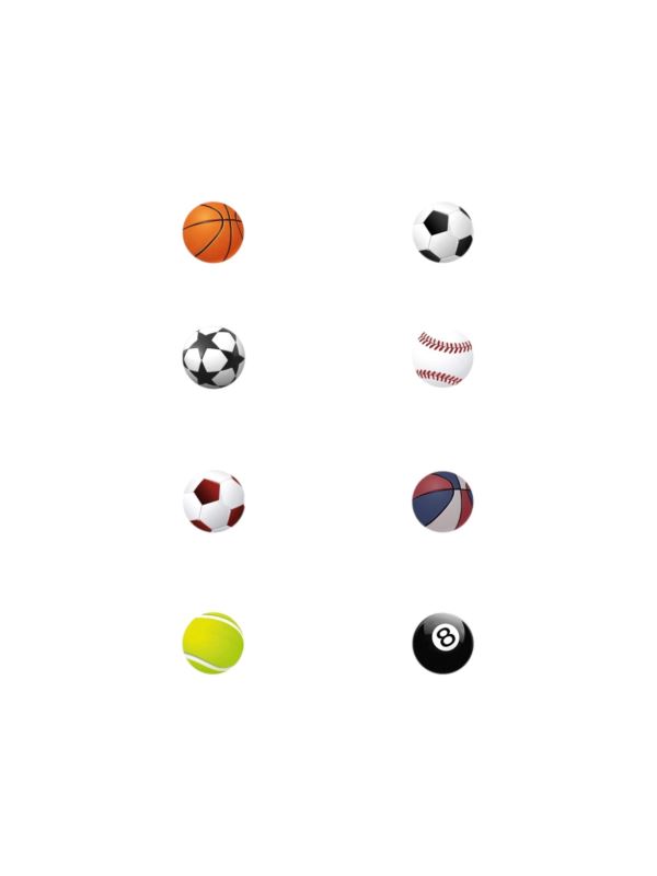 Aplikacje termoprzylepne drukowane LECCO - Balls - 06485 - 40szt./opak.