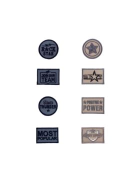 Aplikacje termoprzylepne haftowane LECCO - Power - 05175 - 24szt./opak.