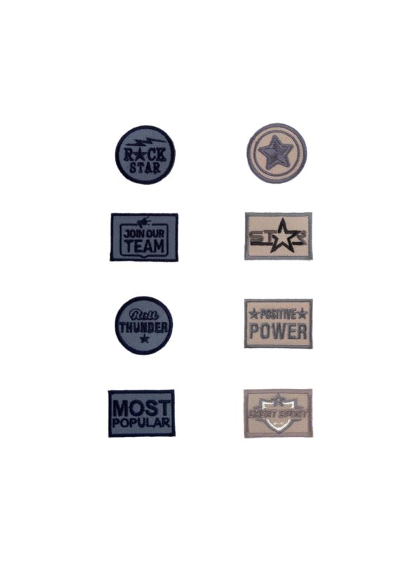 Aplikacje termoprzylepne haftowane LECCO - Power - 05175 - 24szt./opak.