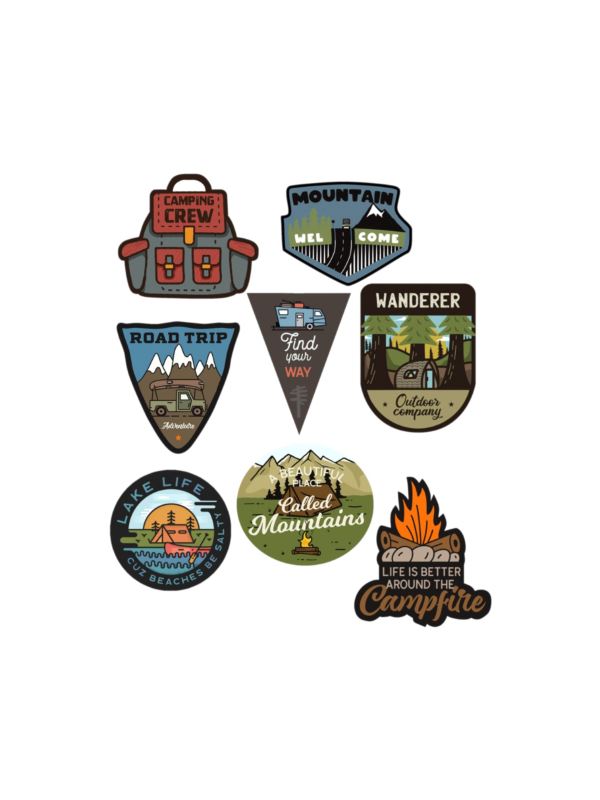 Aplikacje termoprzylepne drukowane LECCO - Trip - 06491 - 40szt./opak.