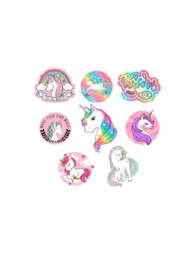 Aplikacje termoprzylepne drukowane LECCO - Unicorn - 06498 - 40szt./opak.