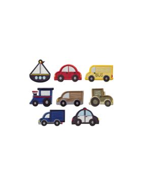 Aplikacje termoprzylepne haftowane LECCO - Vehicle - 05179 - 32szt./opak.