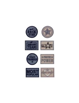 Aplikacje termoprzylepne haftowane LECCO - Power - 05175 - 32szt./opak.