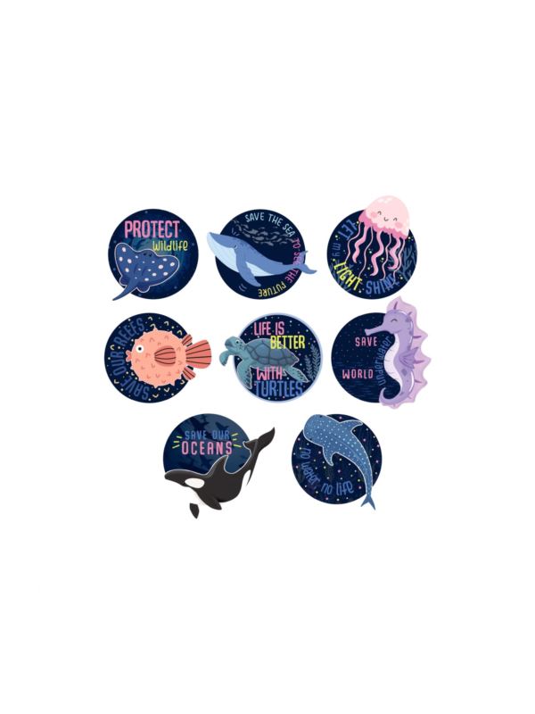 Aplikacje termoprzylepne drukowane LECCO - Oceans - 06520 - 40szt./opak.